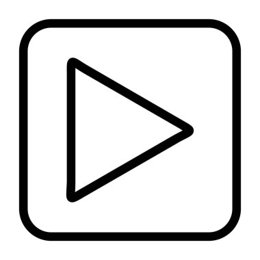 çalma düğmesi simgesi, vektör illüstrasyon tasarımı