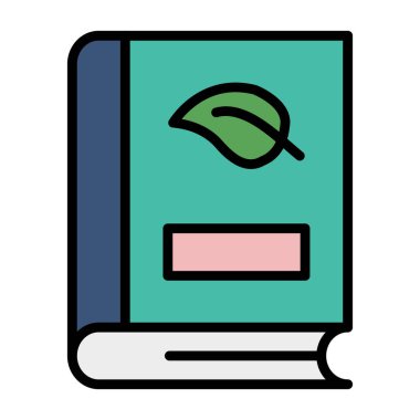 kitap simgesi, vektör illüstrasyonu