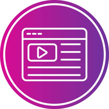 Seo simgesinin vektör illüstrasyonu