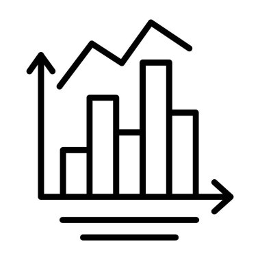 grafik ikonu vektör illüstrasyonu