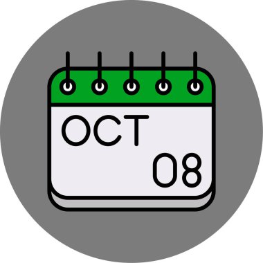 Kişisel ve ticari takvimin gösterimi