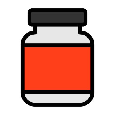 şişe simgesi vektör illüstrasyonu