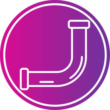 Tek harf simgesinin vektör illüstrasyonu