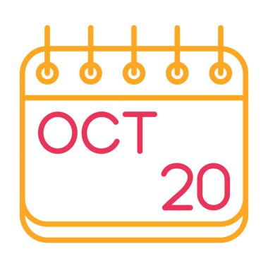 Takvim işareti simgesini, vektör çizim