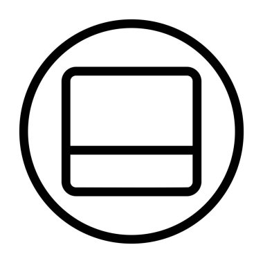 Çember ikon vektör illüstrasyonu