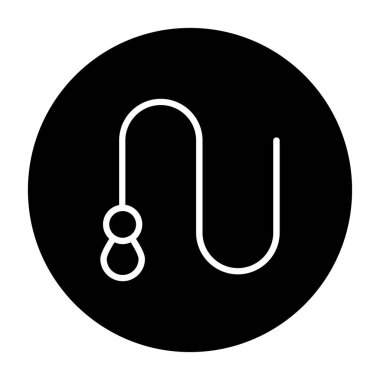 Şeker vektör satırı simgesi