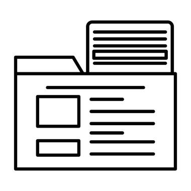 Gazete ikonu. Beyaz arkaplanda izole edilmiş web tasarımı için gazete vektör simgesi taslağı