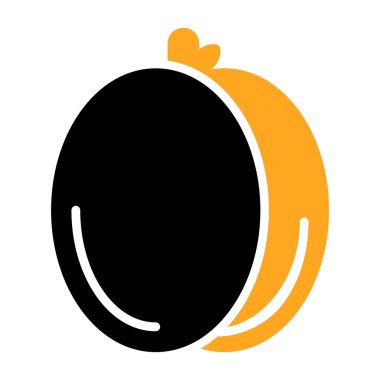 Sevimli çizgi kabak vektör çizim