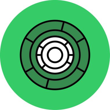 fan vektör simgesi modern basit illüstrasyon