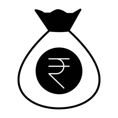 Rupi. Web simgesi basit illüstrasyon