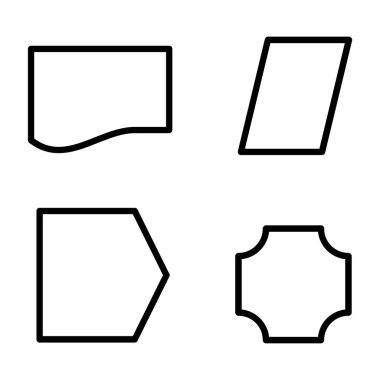 boş siyah beyaz çerçeve setleri