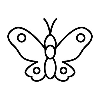 Kelebek kutsal kişilerin resmi, anahat stili