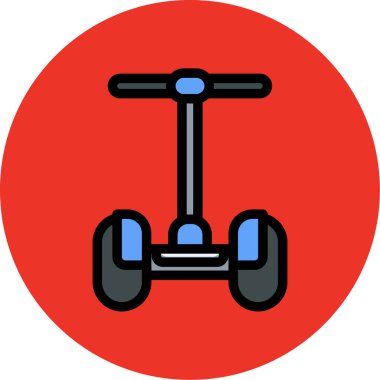 egzersiz bisikleti simgesi, vektör illüstrasyonu