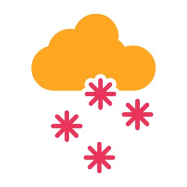 bulut simgesi, vektör illüstrasyonu