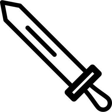 Bıçak. Web simgesi basit illüstrasyon