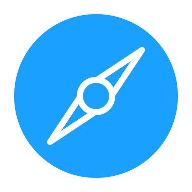 pusula simgesi modadan izole edilmiş arkaplan