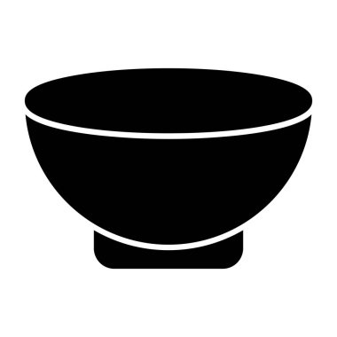 Kase simgesi, siyah vektör işareti beyaz arkaplanda izole