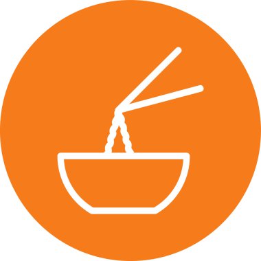 noodles web icon simple illustration