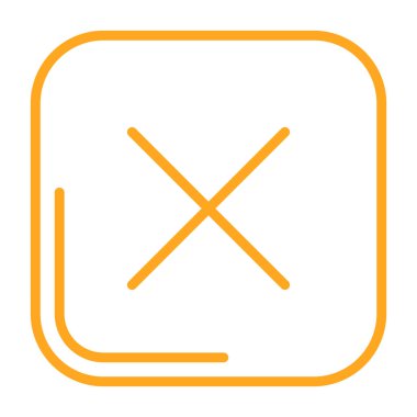 ok yönü simgesi ana hat biçiminde