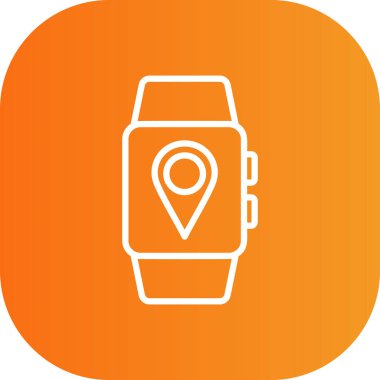 Vektör gps Simge illüstrasyonu