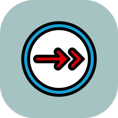 Arkaplan grubunda ok simgesi izole edildi