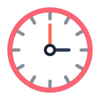 Soyut arkaplanda zaman simgesi izole edildi