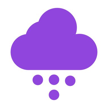 Bulut yağmuru Web simgesi