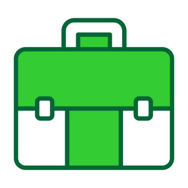 evrak çantası ikonu vektör illüstrasyonu