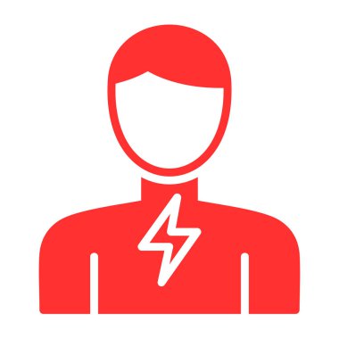 Güç Adam vektör illüstrasyonu