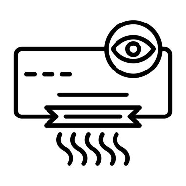 Göz tarama simgesi, özet biçimi