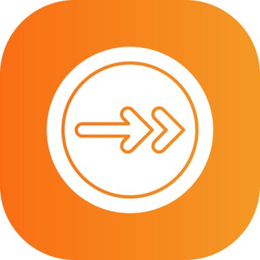 Eğilim biçimi izole edilmiş arkaplanda ok simgesi