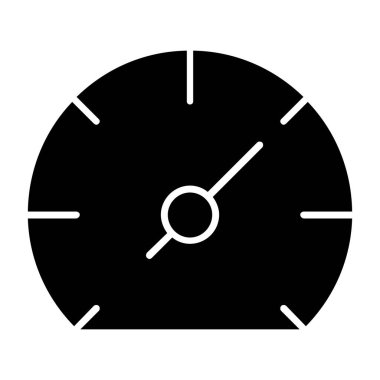 Saat simgesi vektör illüstrasyonu