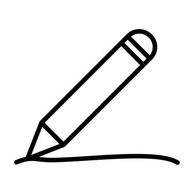 kalem çizim vektörü simgesi