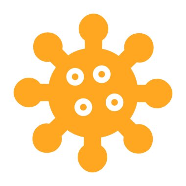 Virüs ikonu vektör illüstrasyonu