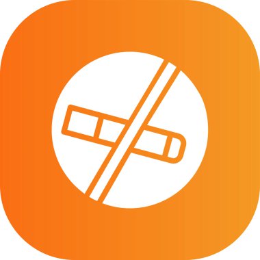 sigara ikonu vektör illüstrasyonu