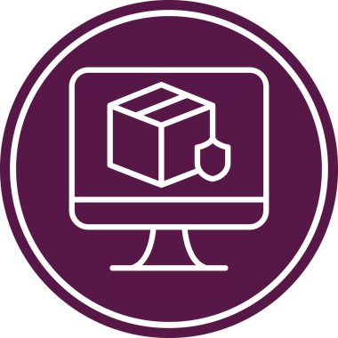 Dizüstü bilgisayar simgesi vektör çizimi