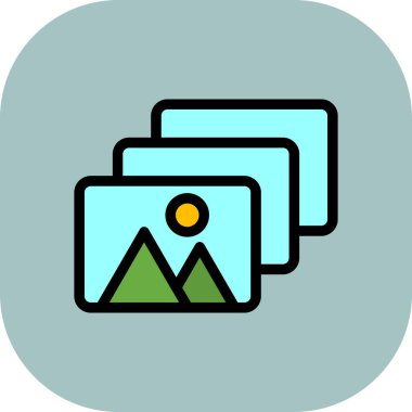 Fotoğraf Kamerası Düz Vektör Simgesi