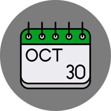 Takvim simgesi, vektör illüstrasyonu basit tasarım