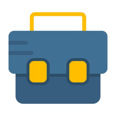 Çanta. Web simgesi basit illüstrasyon