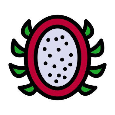 Çilek ikonu vektörü. İnce çizgi işareti. izole edilmiş sınır sembolü çizimi