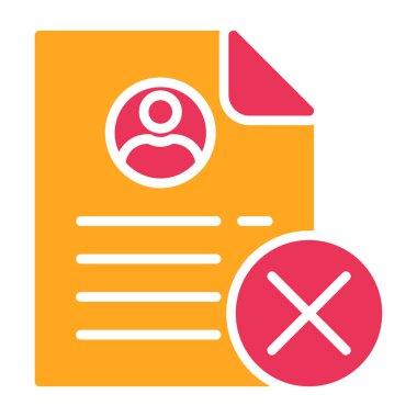 belge simgesi, vektör çizimi