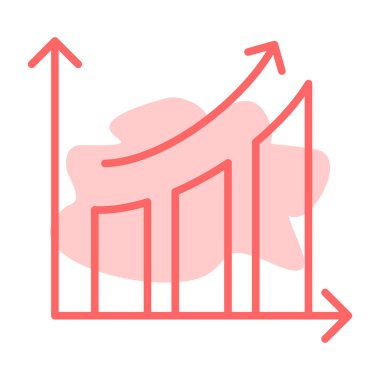 grafik ikonu vektör illüstrasyonu