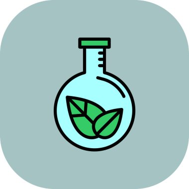 vektör ekolojisi düz renk simgesi