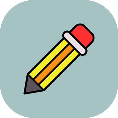 Şeffaf bir arkaplanda kalem vektör çizimi. Birinci kalite semboller. Konsept ve grafik tasarımı için vuruş simgesi.