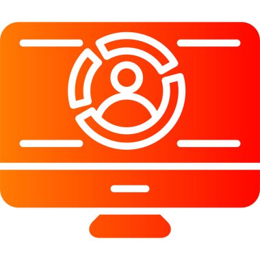 seo modern simgesinin vektör illüstrasyonu