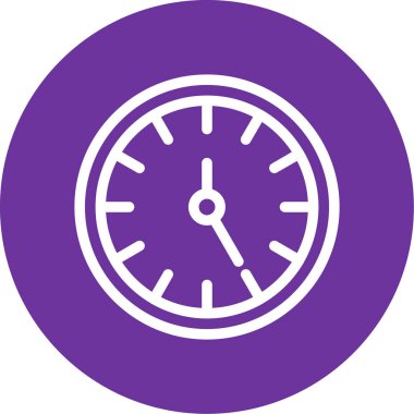 Saat simgesinin vektör illüstrasyonu