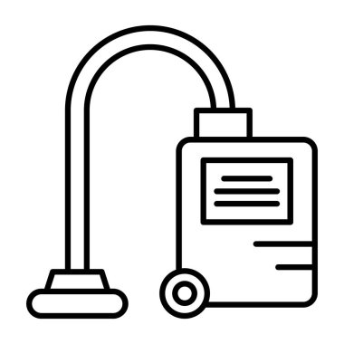 Elektrik karıştırıcı simgesi. Web için elektrik vektör simgelerinin özet çizimi