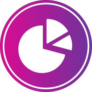 Pasta grafiğinin vektör illüstrasyonu