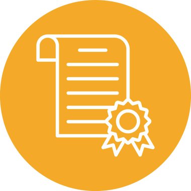 Belge. Web simgesi basit illüstrasyon