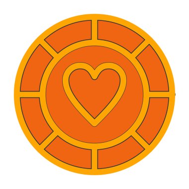 Aşk simgesi vektör illüstrasyonu